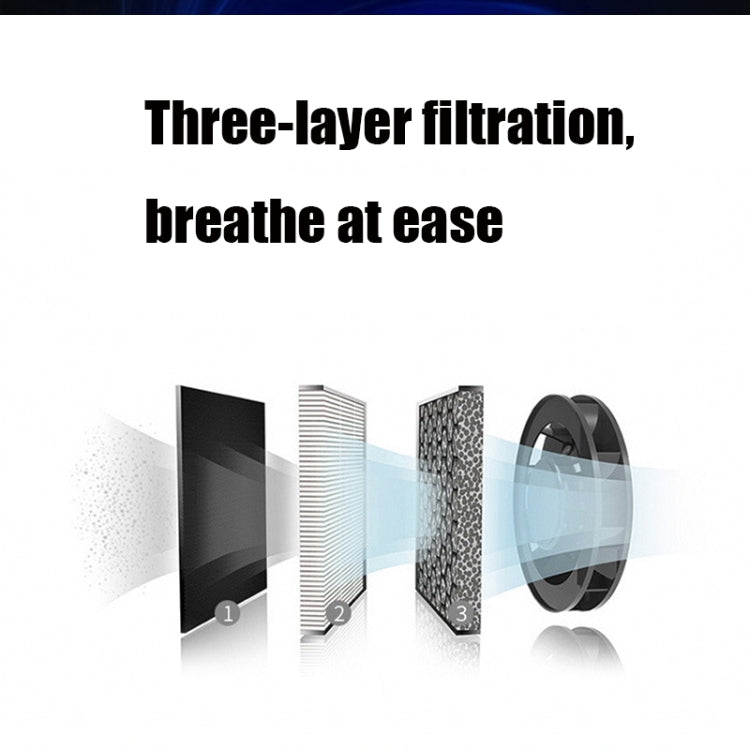 K04 Colorful Car Charger USB Car Negative Ion Air Purifier(Black) by bashfashion