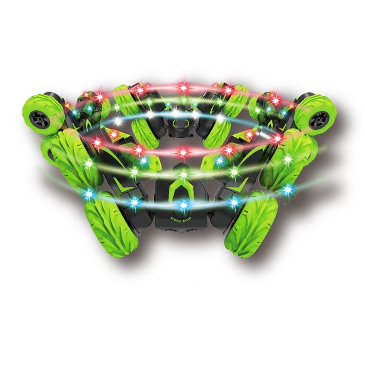 Double-Sided 360-Degree Lighting Stunt Car Climbing And Rolling Remote Control Off-Road Vehicle(Black Orange) by bashfashion