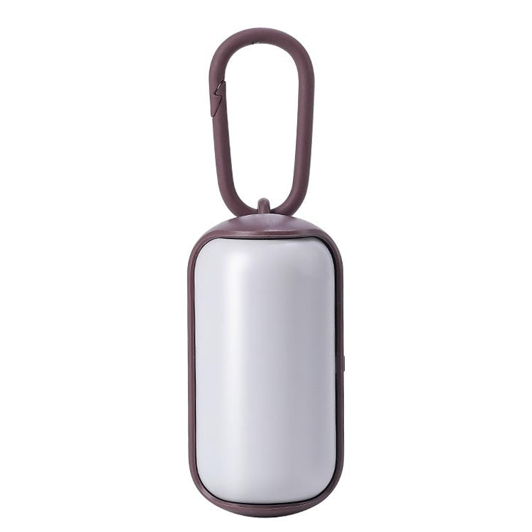 Pet Garbage Box Dog Toilet Picker Dispenser Portable Garbage Bag Cleaning Supplies With 15 Trash Bags(Gray+Brown) by bashfashion