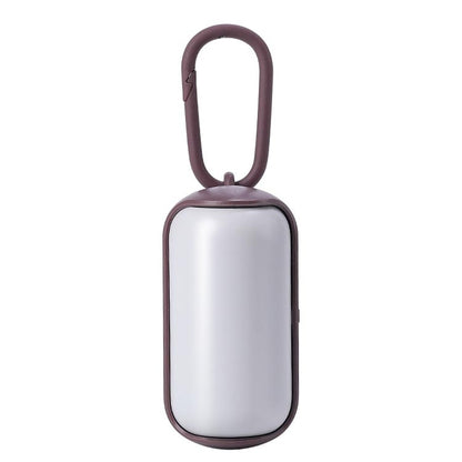 Pet Garbage Box Dog Toilet Picker Dispenser Portable Garbage Bag Cleaning Supplies With 15 Trash Bags(Gray+Brown) by bashfashion