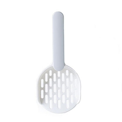 Cat Litter Shovel Filter Cat Shovel(White+Gray) by bashfashion