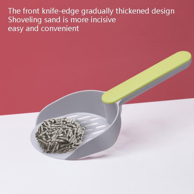 Cat Litter Shovel Filter Cat Shovel(Brown+Pink) by bashfashion