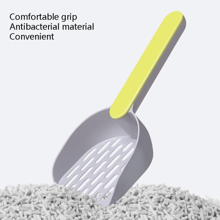Cat Litter Shovel Filter Cat Shovel(Gray+Green) by bashfashion