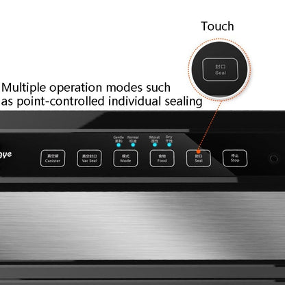 Ronegye Household Automatic Vacuum Packaging Machine Food Vacuum Machinery Small Vacuum Sealing Machine, CN Plug(Black) by bashfashion