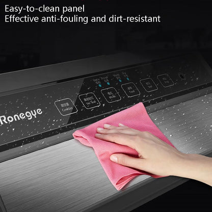 Ronegye Household Automatic Vacuum Packaging Machine Food Vacuum Machinery Small Vacuum Sealing Machine, CN Plug(Black) by bashfashion