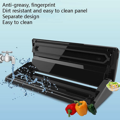 Ronegye Household Automatic Vacuum Packaging Machine Food Vacuum Machinery Small Vacuum Sealing Machine, CN Plug(Black) by bashfashion