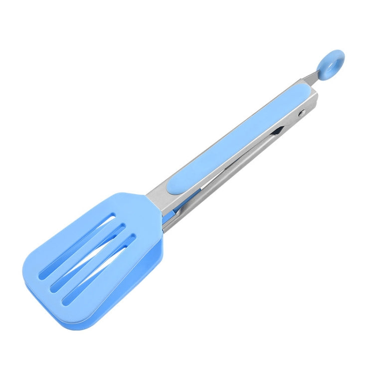 Kitchen Food Tongs Hotel Steak Tongs Insulated Long-Handled Bread Tongs Barbecue Clip Barbecue Clip(Blue) by bashfashion