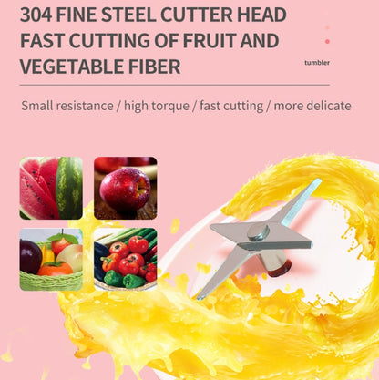 Mini Portable Usb Juice Machine Multi-Function Electric Charging Household Juicer( White) by bashfashion