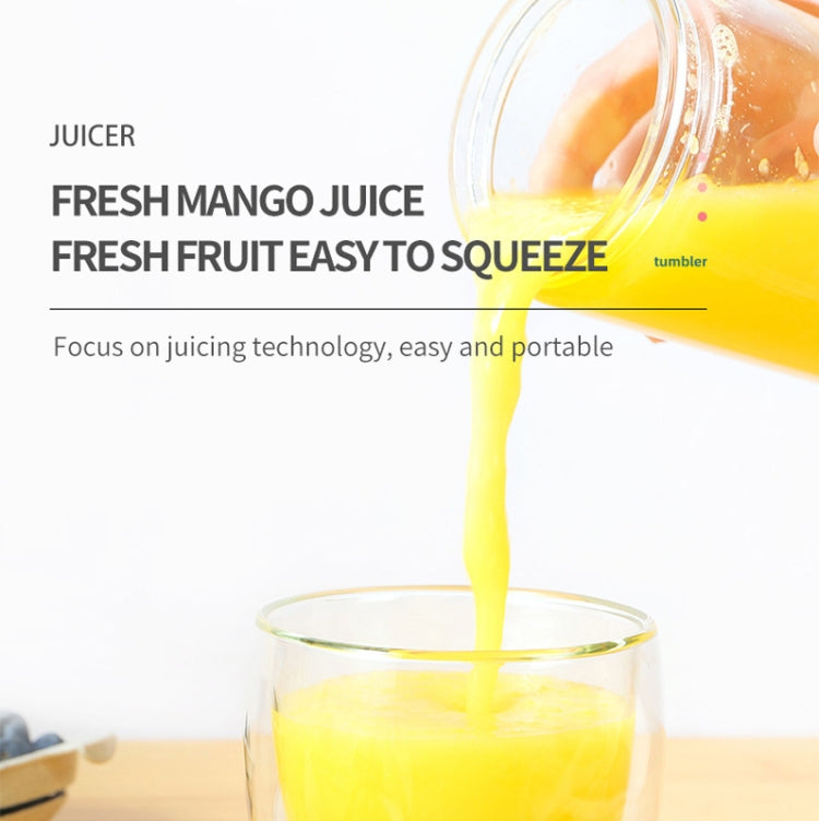 Mini Portable Usb Juice Machine Multi-Function Electric Charging Household Juicer(Green) by bashfashion