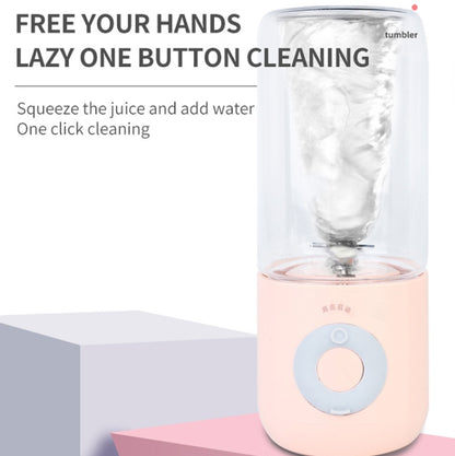 Mini Portable Usb Juice Machine Multi-Function Electric Charging Household Juicer(Pink) by bashfashion