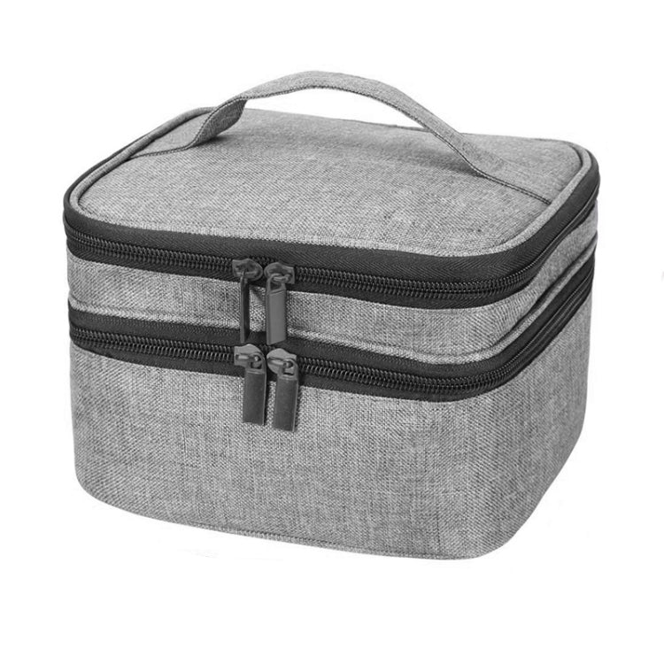 Sponge Liner Cosmetic Storage Box Portable Storage Box(Gray) by bashfashion