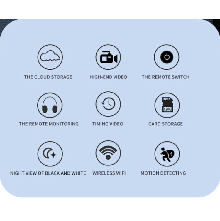 A12 Mini 1080P 5GHz Wireless WiFi Security Camera Night Vision Remote Home Small Surveillance Camera(Matte Black) by bashfashion