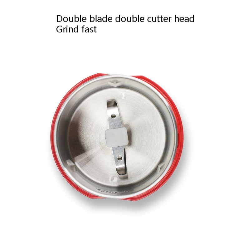 Electric Small Grinder Household Seasoning Miscellaneous Grains Chinese Medicine Coffee Grinder 220V EU Plug (Black) by bashfashion