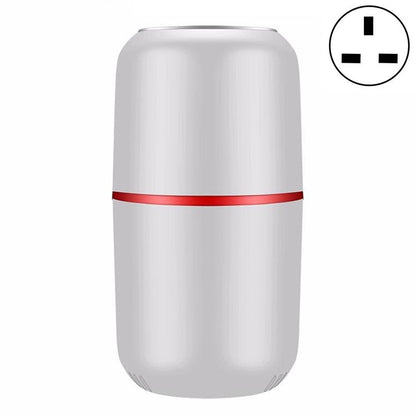 Electric Small Grinder Household Seasoning Miscellaneous Grains Chinese Medicine Coffee Grinder 220V UK Plug (White) by bashfashion