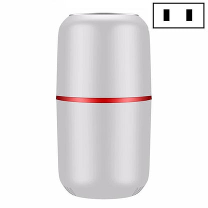 Electric Small Grinder Household Seasoning Miscellaneous Grains Chinese Medicine Coffee Grinder 110V US Plug (White) by bashfashion