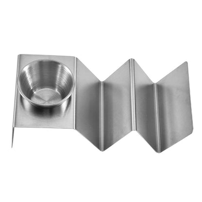 Baking Stainless Steel Pancake Rack Buffet Tools With Cup by bashfashion
