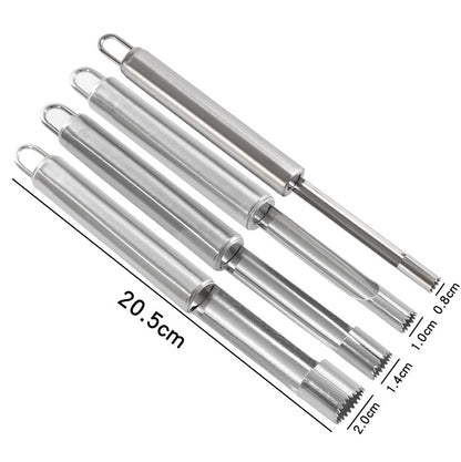 3 PCS Kitchen Stainless Steel Thickened Hawthorn And Red Dates Corer, Specification: 1cm by bashfashion