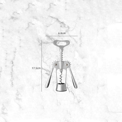 Kitchen Multifunctional Manual Wine Zinc Alloy Bottle Opener by bashfashion
