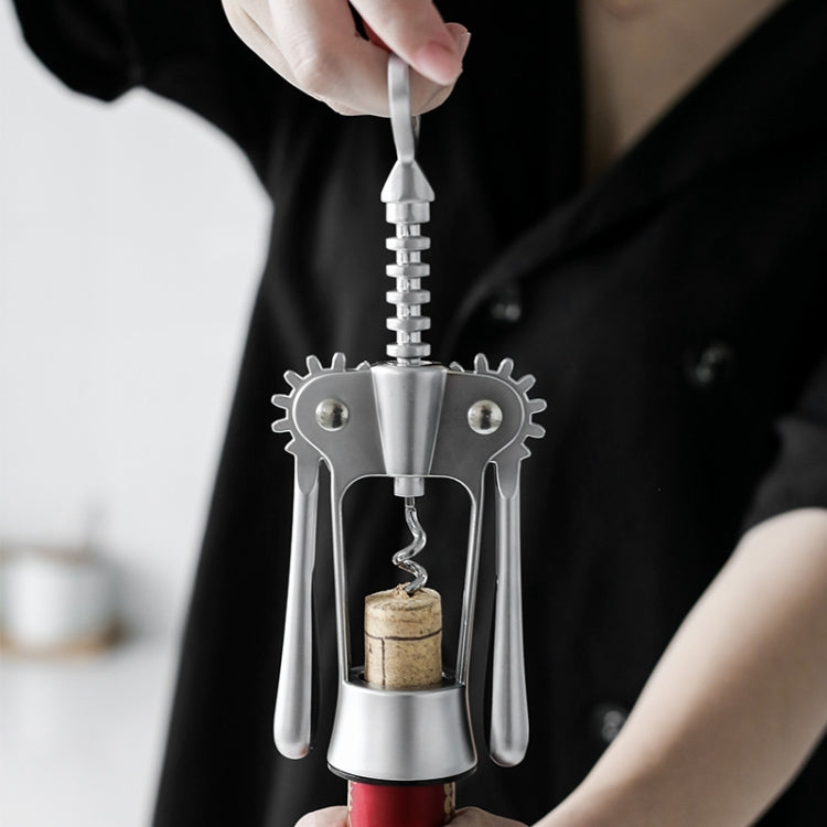 Kitchen Multifunctional Manual Wine Zinc Alloy Bottle Opener by bashfashion