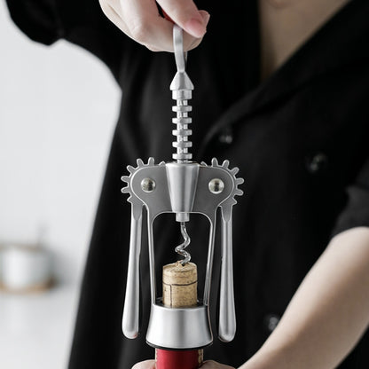 Kitchen Multifunctional Manual Wine Zinc Alloy Bottle Opener by bashfashion