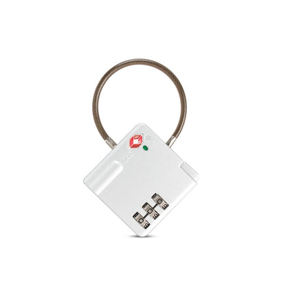 TSA Customs Combination Lock Anti-Theft Wire Padlock(Silver) by bashfashion