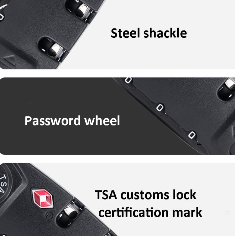 TSA007 Customs Lock Luggage Code Lock by bashfashion