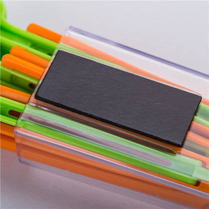 5 Sets Carrot Sealing Clip Food Bag Sealing Clip With Magnet Box by bashfashion