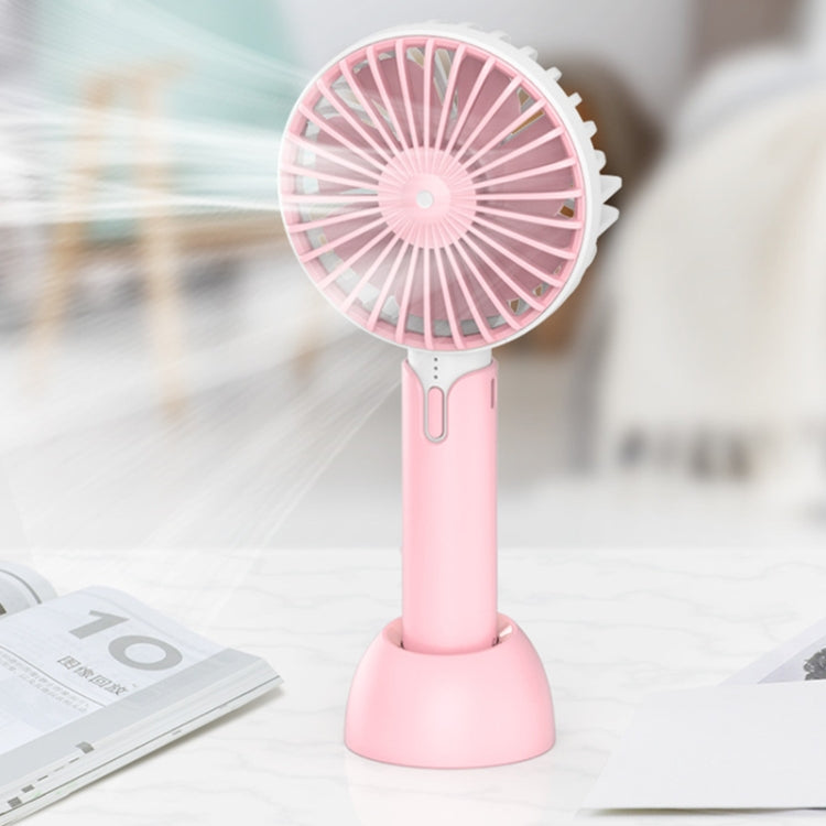 Desktop Portable Handheld Mini Silent Fan, Colour: X1 Pink by bashfashion