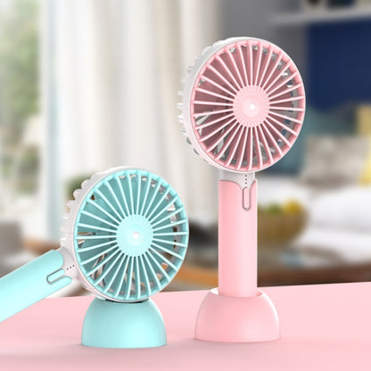 Desktop Portable Handheld Mini Silent Fan, Colour: X1 Pink by bashfashion