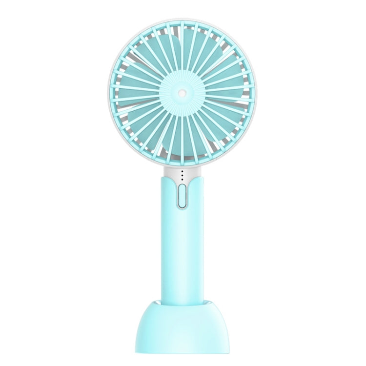 Desktop Portable Handheld Mini Silent Fan, Colour: X1 Blue by bashfashion