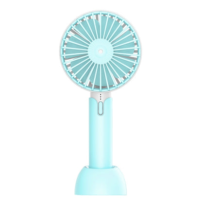 Desktop Portable Handheld Mini Silent Fan, Colour: X1 Blue by bashfashion