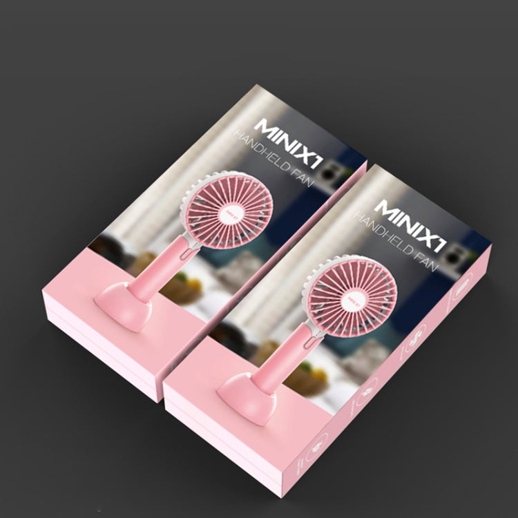 Desktop Portable Handheld Mini Silent Fan, Colour: X1 Blue by bashfashion