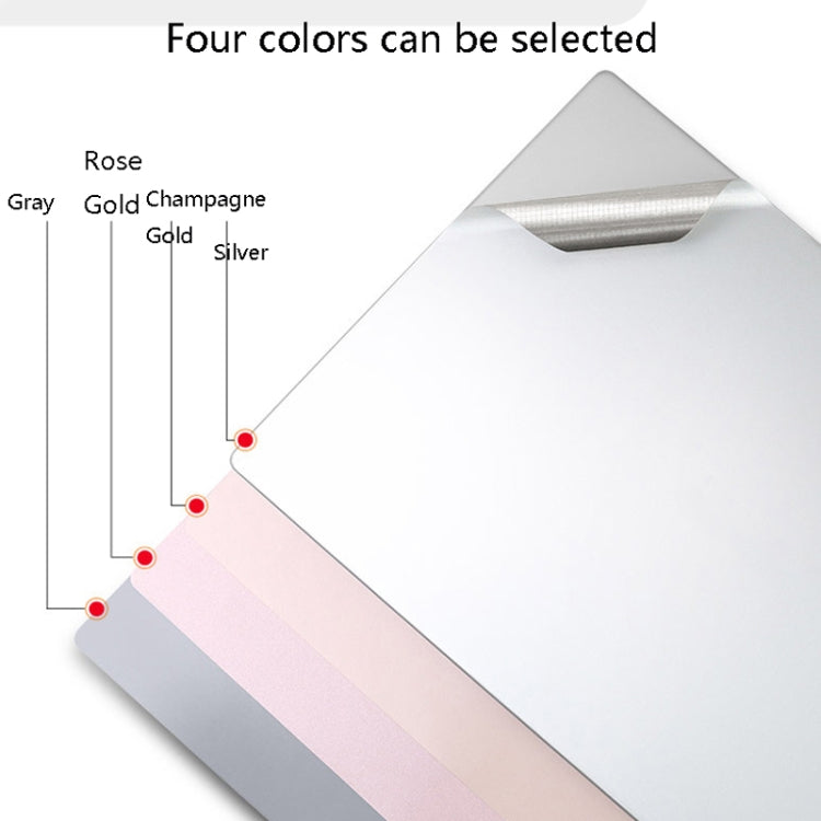 JRC 4 In 1 0.2mm Metal Texture Upper Cover Film + Bottom Cover Film + Full-Support Film + Touchpad Film Laptop Body Protective Film Sticker Set For Huawei Matebook D 14 inch (Silver) by JRC