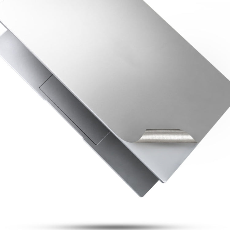 JRC 4 In 1 0.2mm Metal Texture Upper Cover Film + Bottom Cover Film + Full-Support Film + Touchpad Film Laptop Body Protective Film Sticker Set For Huawei MateBook D 15.6 inch (Gray) by JRC