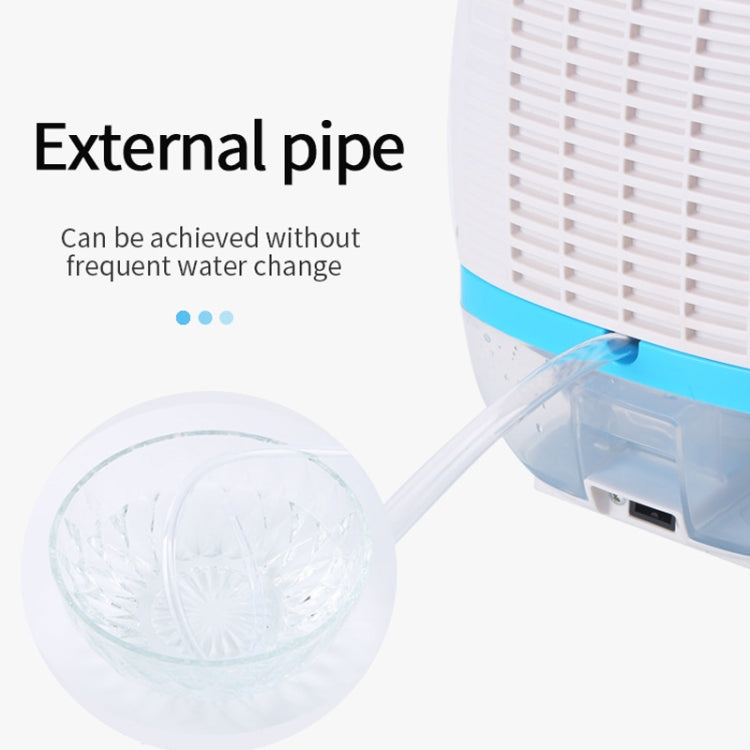 GZ-1901 Semiconductor Mini Dehumidifier Household Small Dehumidifier Bedroom Dehumidifier Moisture Absorber, Product specification: EU Plug(Fresh Blue) by bashfashion