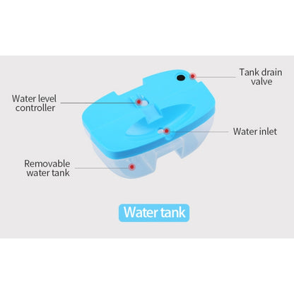 GZ-1901 Semiconductor Mini Dehumidifier Household Small Dehumidifier Bedroom Dehumidifier Moisture Absorber, Product specification: UK Plug(Fresh Blue) by bashfashion