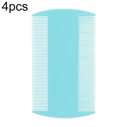 4pcs Pet Comb Double-Sided Comb Dog Cleaning Supplies Cat Comb Pet Grooming Supplies(Light Blue) by bashfashion