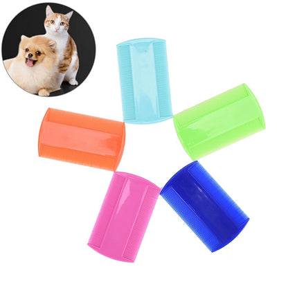 4pcs Pet Comb Double-Sided Comb Dog Cleaning Supplies Cat Comb Pet Grooming Supplies(Light Blue) by bashfashion