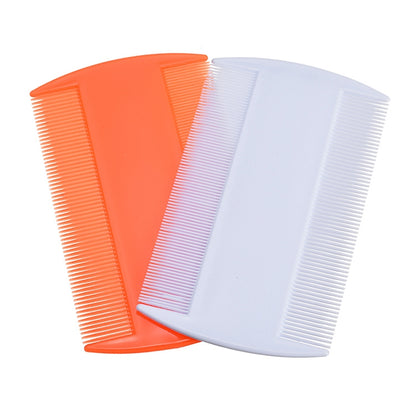 4pcs Pet Comb Double-Sided Comb Dog Cleaning Supplies Cat Comb Pet Grooming Supplies(Green) by bashfashion