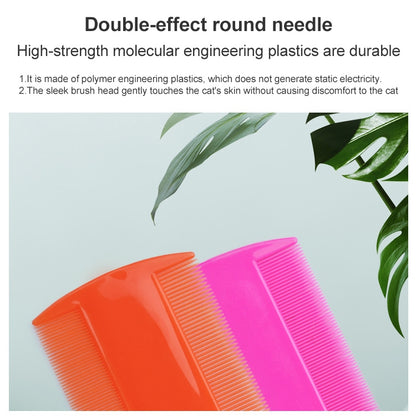 4pcs Pet Comb Double-Sided Comb Dog Cleaning Supplies Cat Comb Pet Grooming Supplies(Light Blue) by bashfashion