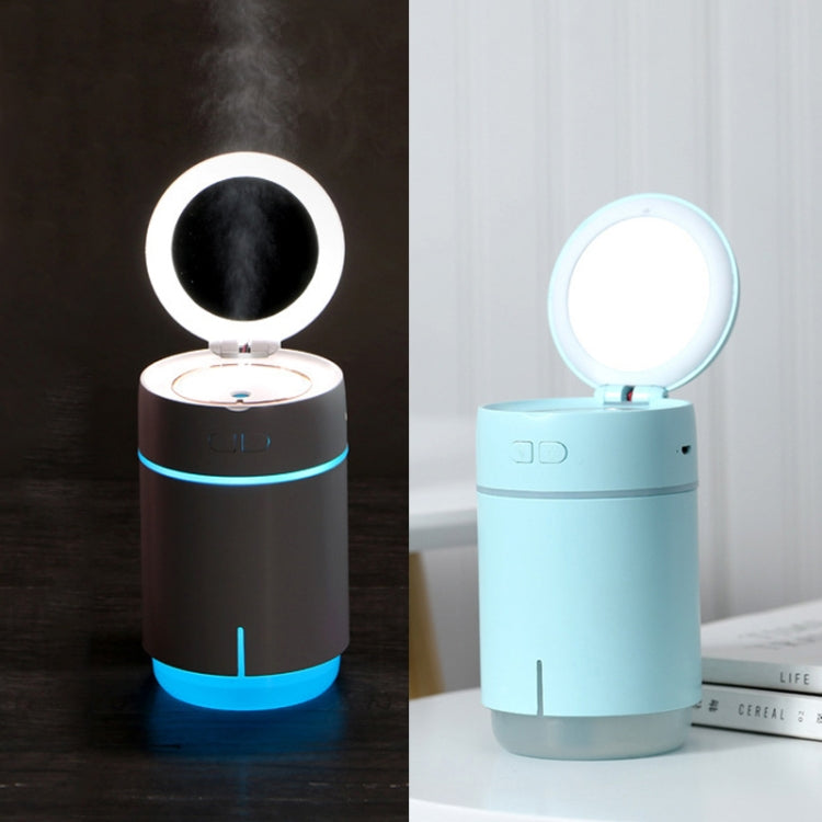 K005 Portable Hydrating LED Fill Light Makeup Mirror USB Mini Humidifier(White) by bashfashion