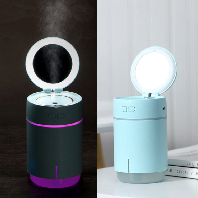 K005 Portable Hydrating LED Fill Light Makeup Mirror USB Mini Humidifier(Blue) by bashfashion
