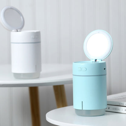 K005 Portable Hydrating LED Fill Light Makeup Mirror USB Mini Humidifier(Blue) by bashfashion