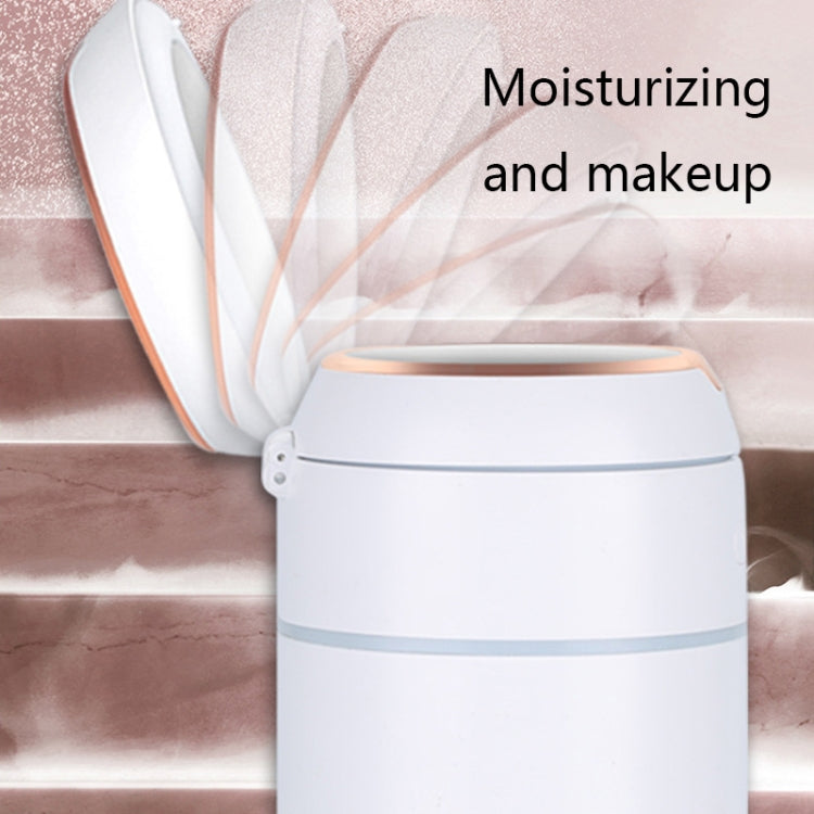 K005 Portable Hydrating LED Fill Light Makeup Mirror USB Mini Humidifier(Blue) by bashfashion