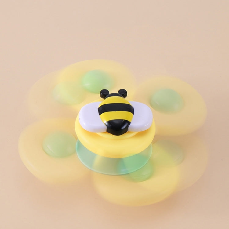 3 In 1 Fingertip Spinner Baby Rattle Three-Color Insect Sucker Turn And Turn Fun Baby Bath Toy by bashfashion