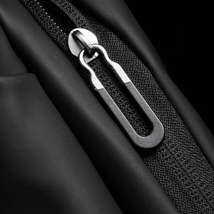 WEIXIER 8641 Men Running Waterproof Waist Bag Multifunctional Chest Bag Sports Leisure One-Shoulder Bag(Black) by WEIXIER