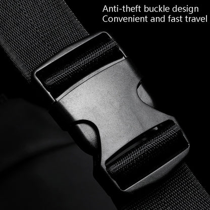 WEIXIER 8641 Men Running Waterproof Waist Bag Multifunctional Chest Bag Sports Leisure One-Shoulder Bag(Black) by WEIXIER