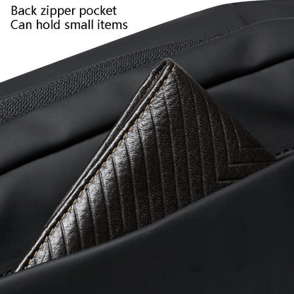 WEIXIER 8641 Men Running Waterproof Waist Bag Multifunctional Chest Bag Sports Leisure One-Shoulder Bag(Black) by WEIXIER