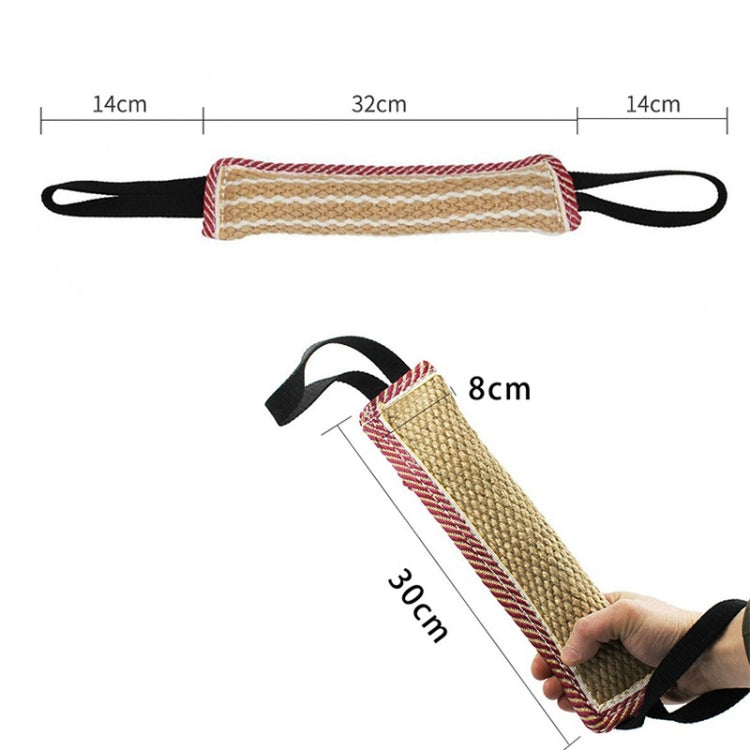 Dog Training Hemp Bite Stick Dog Bite Stick Dog Training Supplies(A2) by bashfashion