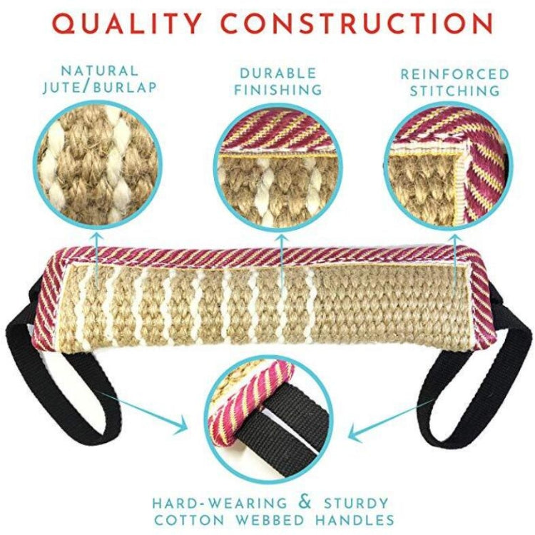 Dog Training Hemp Bite Stick Dog Bite Stick Dog Training Supplies(A3) by bashfashion